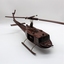 Handcrafted model of Huey Helicopter.