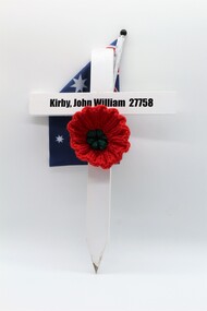 50th Anniversary Battle of Long Tan Commemorative white cross for KIA.