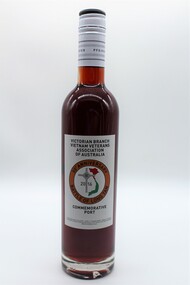 Bottle of Port raised by Vietnam Veterans Association of Australia to commemorate 50th Anniversary of VV Day