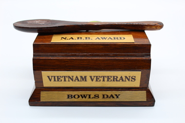 Novelty trophy awarded annually on sub branch bowls day