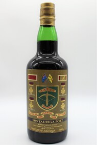 A Commemorative bottle of port recognising the services of the Australian Training Team in Vietnam.