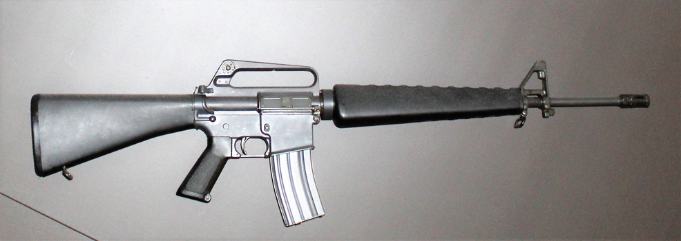 Model of M16 Automatic Rifle.
