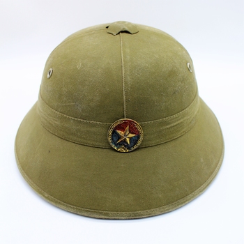 a North Vietnamese Army issue Pith Helmet.