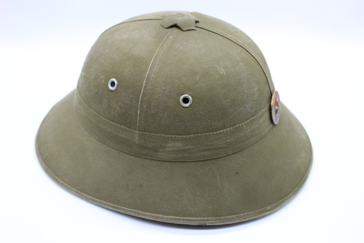 A North Vietnamese Army issue Pith Helmet.