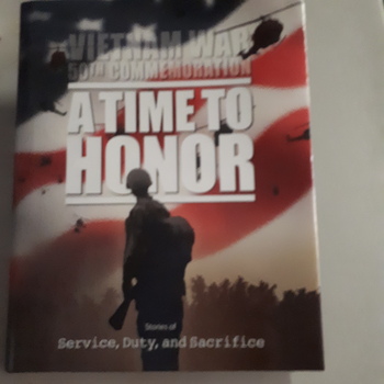 Book released In USA fo 50th Commemoration of the Vietnam War containing much direct information about the war but has some very interesting background stories.