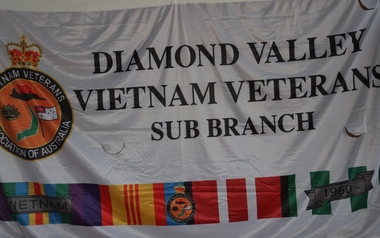 Banner, Diamond Valley Vietnam Veterans Sub Branch.