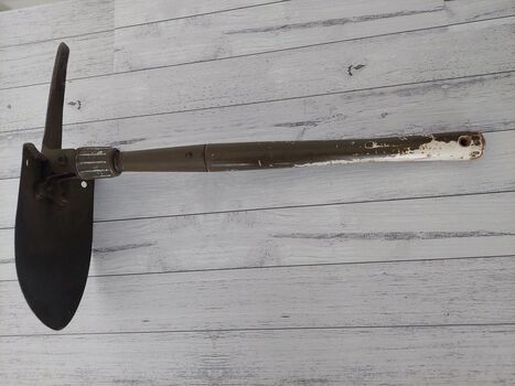 The entremnching tool was a valuable piece of equipment for the soldier, especially when in the field.