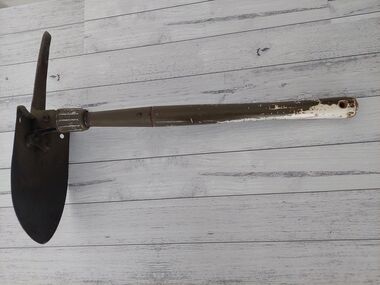 The entremnching tool was a valuable piece of equipment for the soldier, especially when in the field.
