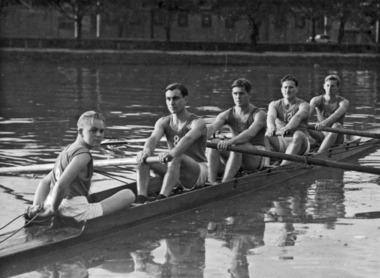 Black and white photograph, PHRC Winners Army Service Regatta, 1939, 1939