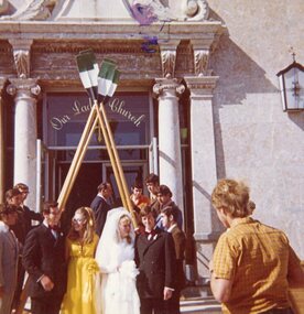 Colour photograph, Wedding, Our Lady's Church