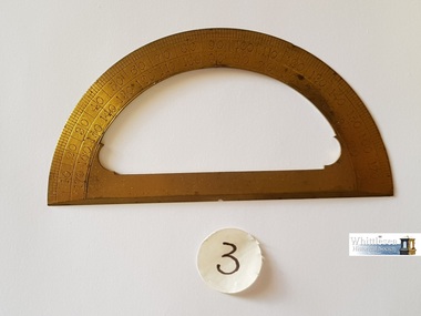 Lockwood's Brass Protractor 180 degrees