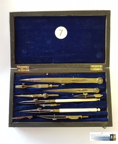 Lockwood's boxed drawing set for ink work