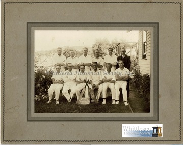 Photograph - Original photograph, Glenvale Cricket Club Premiers 1937-38, 1937-38