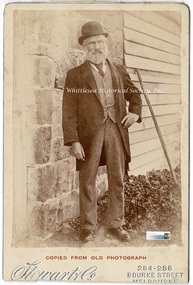 Photograph - Original photograph, Stewarts Co, Mr. Dean, Manager of Miller's Estate, Epping