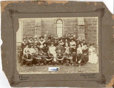 Photograph - Original photograph, St. John's Anglican Church group, Epping, Victoria, Australia, c.1910, c. 1910
