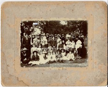 Photograph - Original photograph, A few followers of the Epping Football Club, 1903