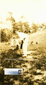Photograph - Brown Album, Eltham Cup Day, Norm and Syd, c. 1925
