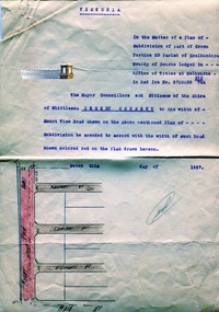 Document, Mount View Road, 1927