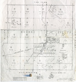 Map, Department of Crown Lands and Survey, Morang, Counties of Bourke & Evelyn, 1965