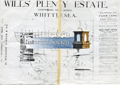 A map of Will's Plenty Estate, Whittlesea