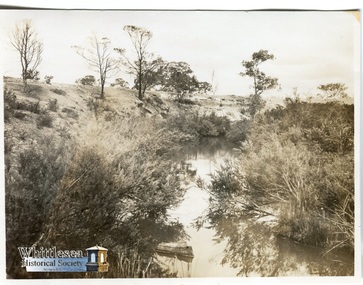 Photograph, Padre Hayes, A pool on the Plenty River, Mernda, 1927