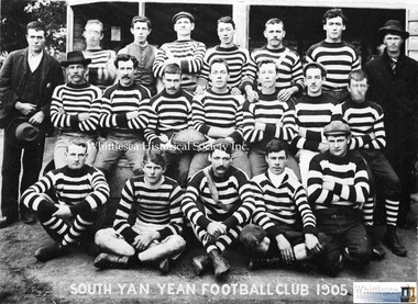 Photograph - Copy, Miss H Hurrey, South Yan Yean Football Club 1905, 1905