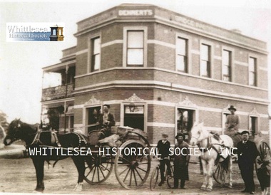 Photograph - Copy, Dehnert's Bridge Inn Hotel, c.1904