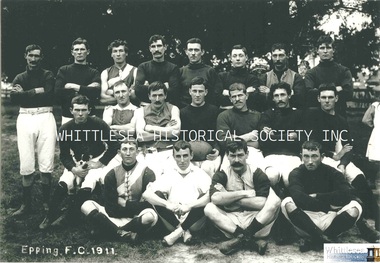 Photograph, Epping Football Club, 1911