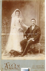 Photograph, Allan, William Johnson and Ann Welsh, c.1899