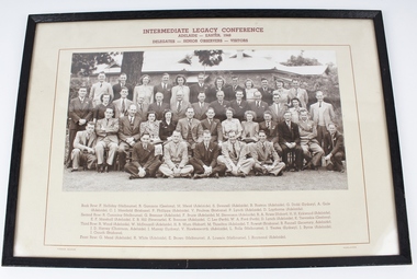 Photograph, Intermediate Legacy Conference, Adelaide, Easter 1948, After Easter, 1948