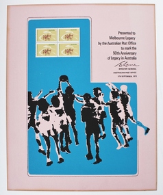 Certificate, Legacy Stamp, 1973
