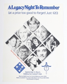 Poster, A Legacy Night to Remember, 1985