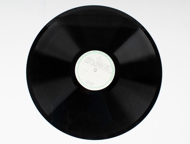 Audio - Recording, vinyl record, Opening of Legacy Conference (Canberra 1954) by H.E. The Governor General Field Marshall Sir William Slim, 1954