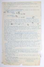 Document - Report, First annual report of the gymnasium sub-committee for presentation to general meeting - Thursday 28th June 1928, 1928