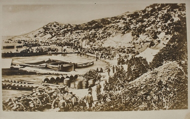 Postcard, Anzac Cove, Gallipoli, 1915