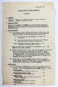 Document, Decentralisation of JLC Activities, 1951