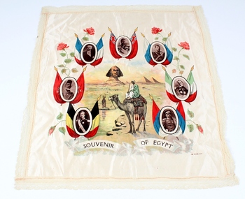 Souvenir - Souvenir Scarf, Souvenir of Egypt, c.1918
