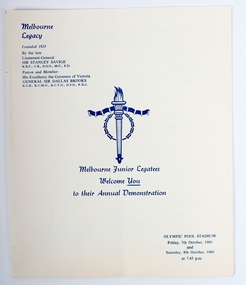 Programme, Annual Demonstration 1960, 1960
