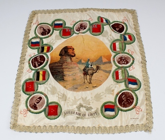 Souvenir - Souvenir Scarf, Souvenir of Egypt, c.1918