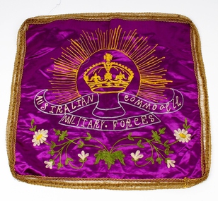 Souvenir - Souvenir Scarf, Australian Commoolth (sic) Military Forces