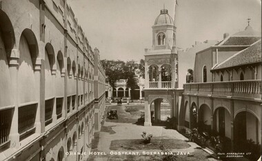 Postcard, Orange Hotel Oostkant, Soerabaia, Java, c1915