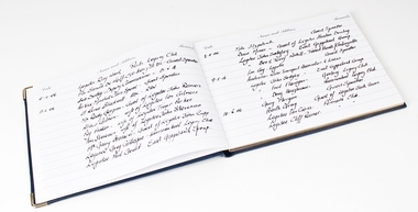 Book - Register, Visitors and guests attending luncheons Melbourne Legacy 2006-2007, 2006