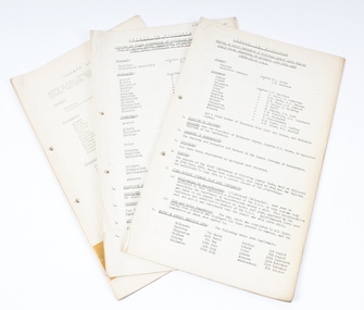 Administrative record - Minutes, State Conference - Legacy in Victoria - From 1946 to 1960, 1946-1965