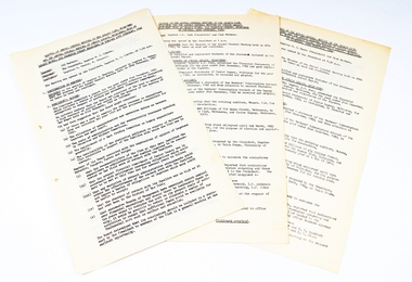 Document - Minutes, Minutes of the AGM of Melbourne Legacy and Junior Legacy (1951-1964)