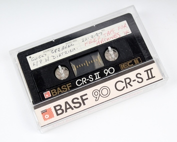 Audio - Recording, tape, Foundation Luncheon Speech 22/9/87, 22/9/1987