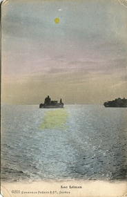 Postcard, Lac Leman (Lake Geneva), c.1910s