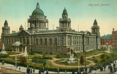 Postcard, City Hall, Belfast, c.1920