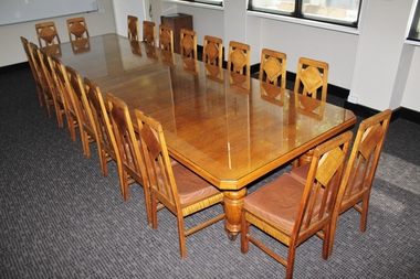 Furniture, Table and Chairs, circa 1920's