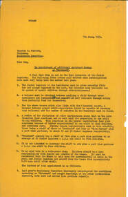 Letter - Document, letter, Appointment of additional Assistant Matron at "Holmbush", 1955