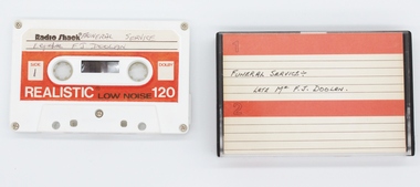 Audio - Recording, tape, Funeral Service Late Mr F J Doolan